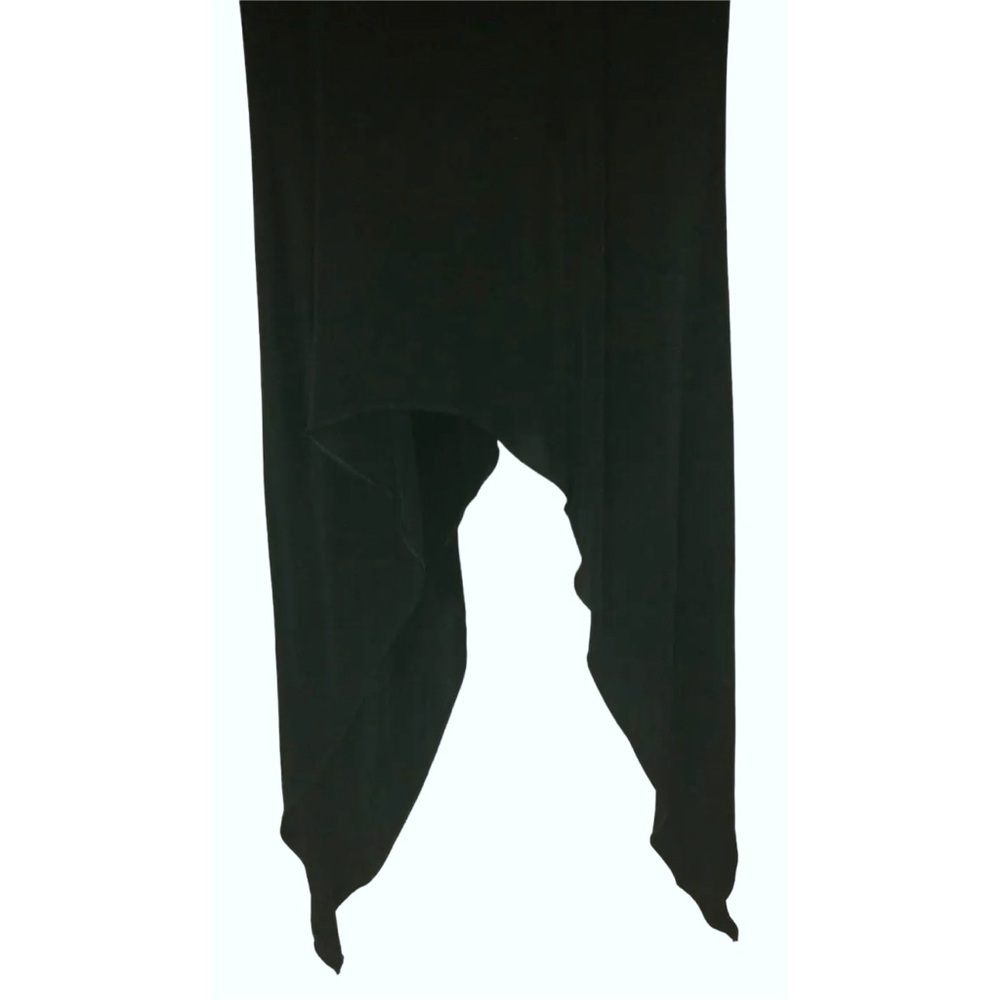 David Meister Dress Handkerchief Black Stevie Nicks Goth Witchy ALT Whimsygoth - Picture 7 of 11